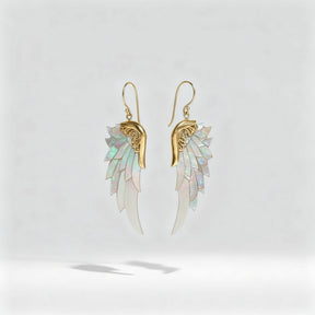 Opal Wonder Earrings (Small, Gold)