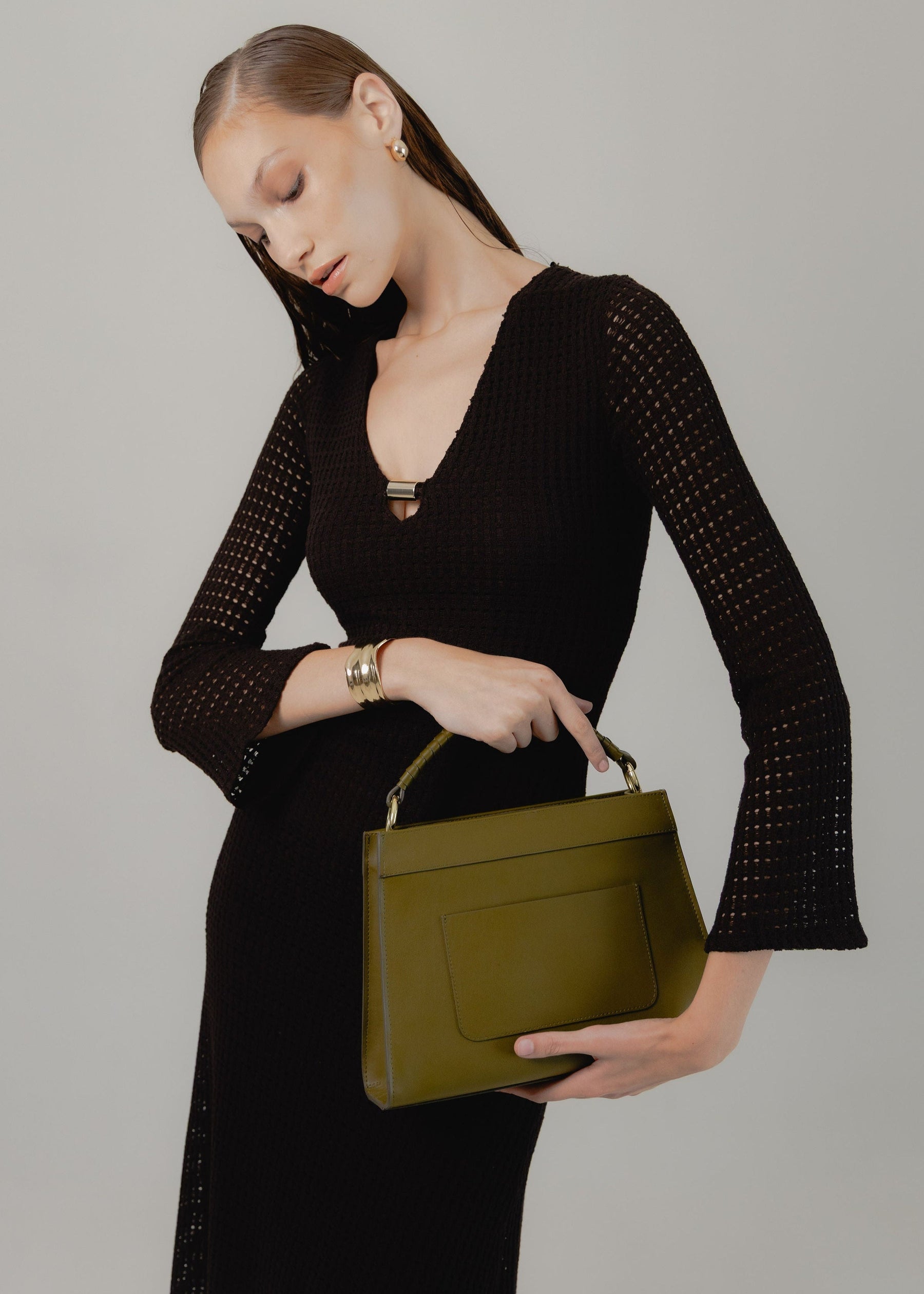 PANTHERA TOTE OLIVE GREEN