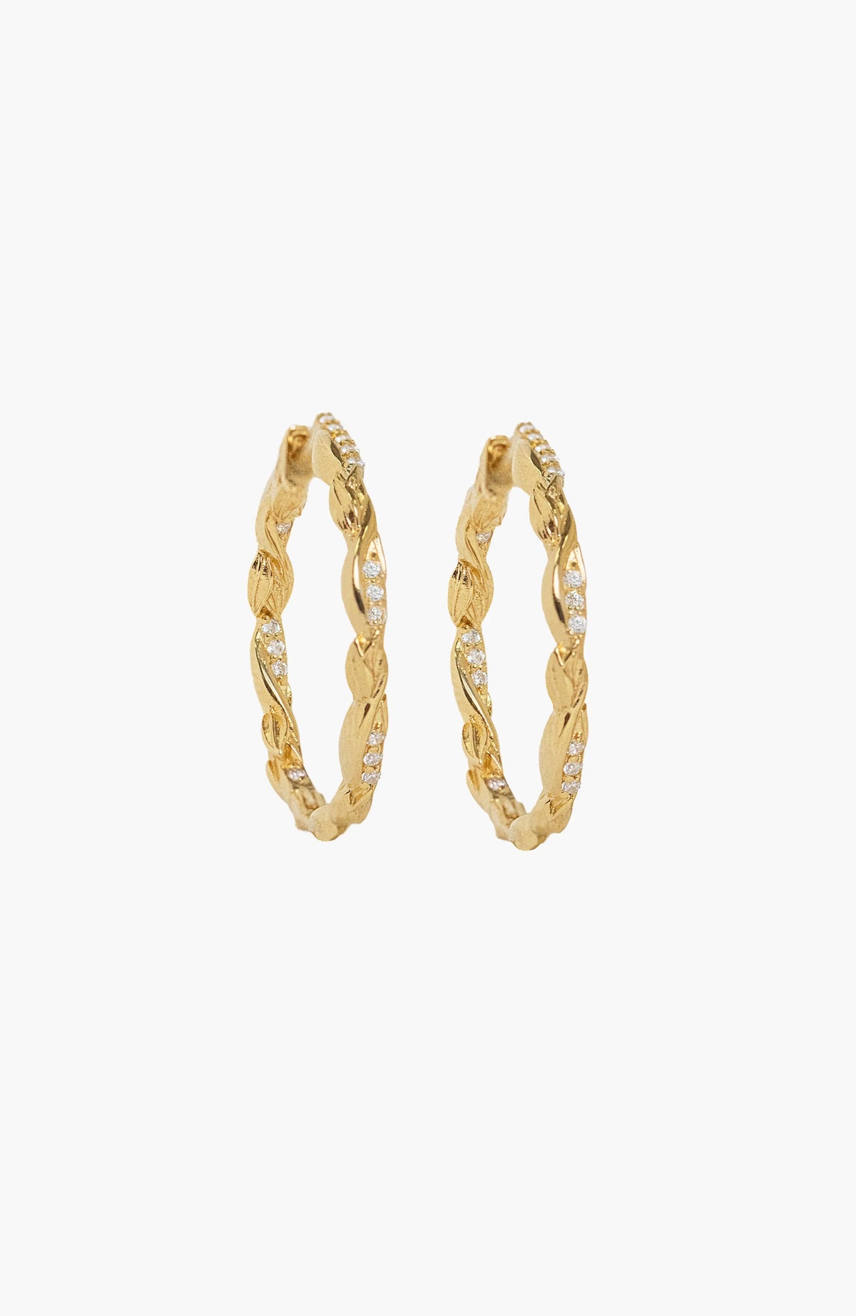 Sacred Vine Hoop Earring