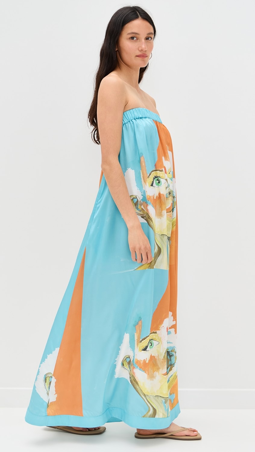 Kesi Maxi Strapless Dress