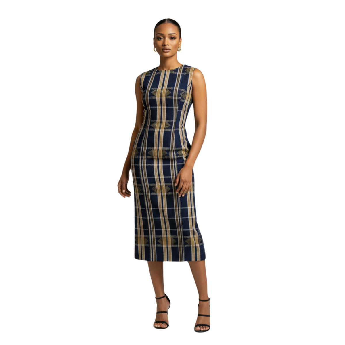 Renee Vintage Aso Oke Sculpt Dress