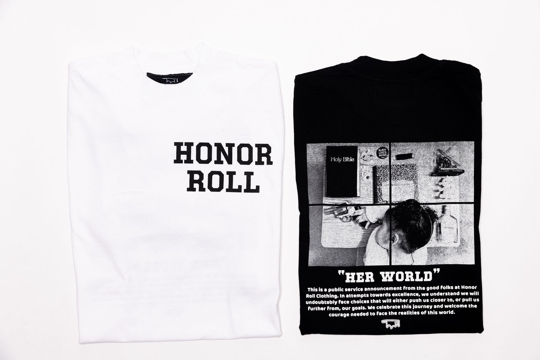 Her World Staple Tee - Black