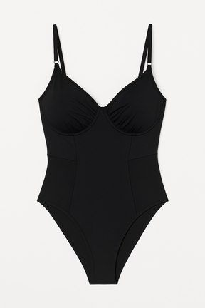 Bodysuit santa in black