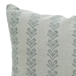 Hand-carved Block Printed Printed Pure Linen Cushion Cover - Tribal Arrow