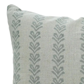 Hand-carved Block Printed Printed Pure Linen Cushion Cover - Tribal Arrow