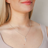 Large Cross Pendant Necklace