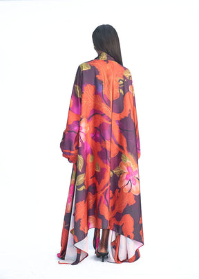 IDA ROBE DRESS- PLUM CALA