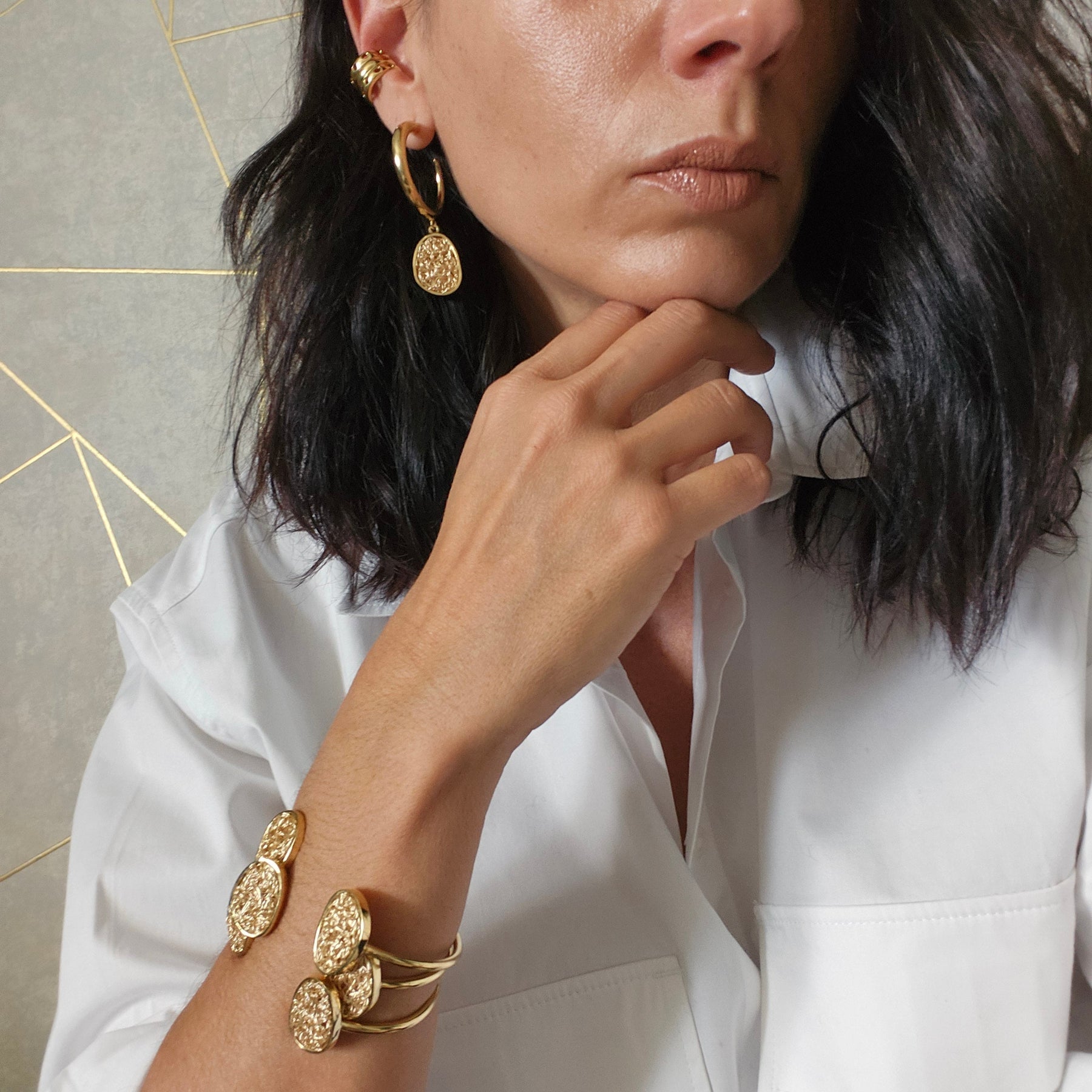 Elixir Gold Empowerment Bangle