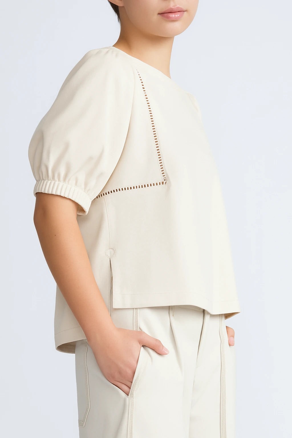 Jamie 3/4 Sleeve Cotton Top