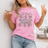 I Love My Job For All The Little Reasons Teacher T-Shirt | Cute Pink Graphic Oversized Tee