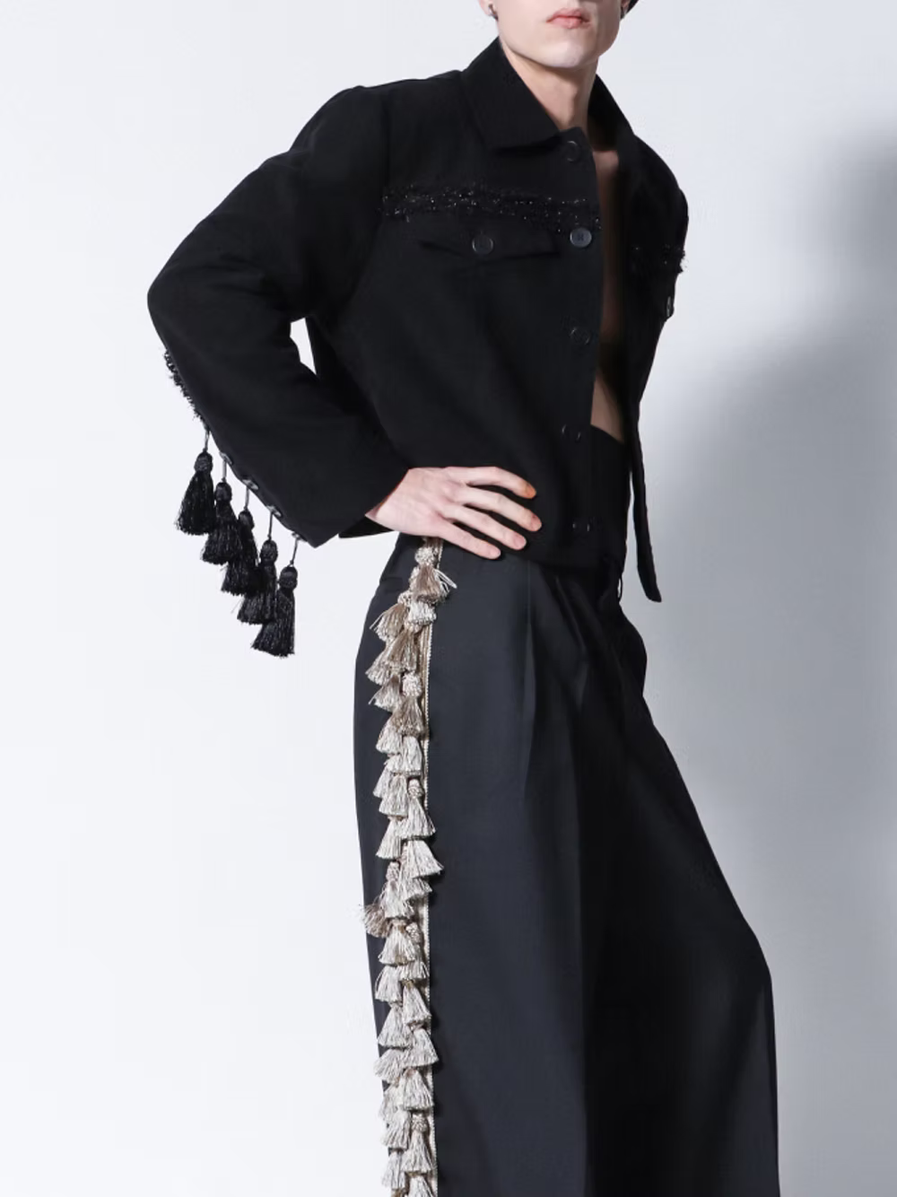 Black Lancing Jacket