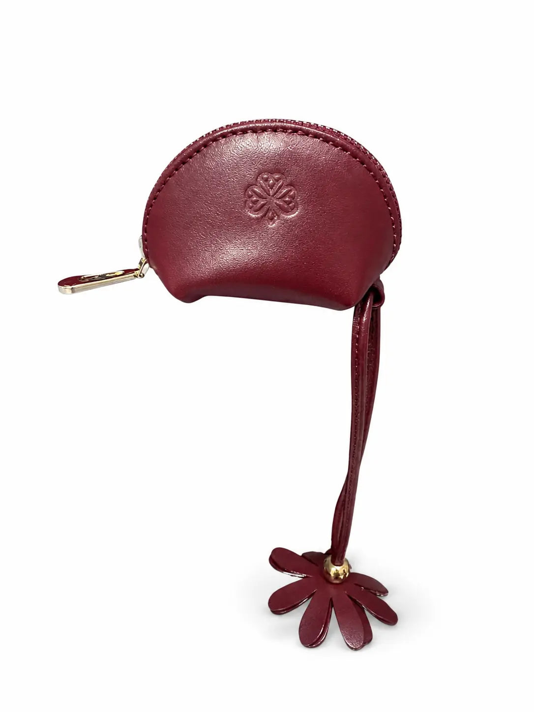 Écrin Éclat Textured Italian Leather Coin Pouch