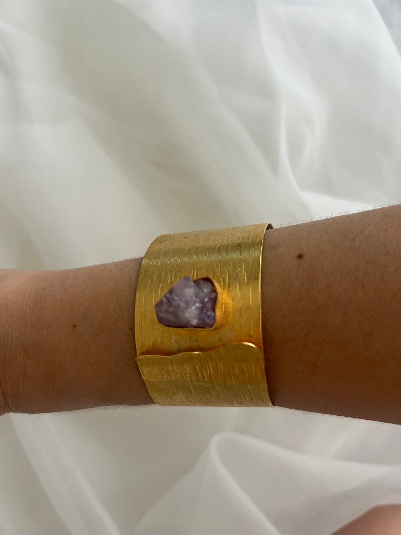 Amethyst Aura Cuff