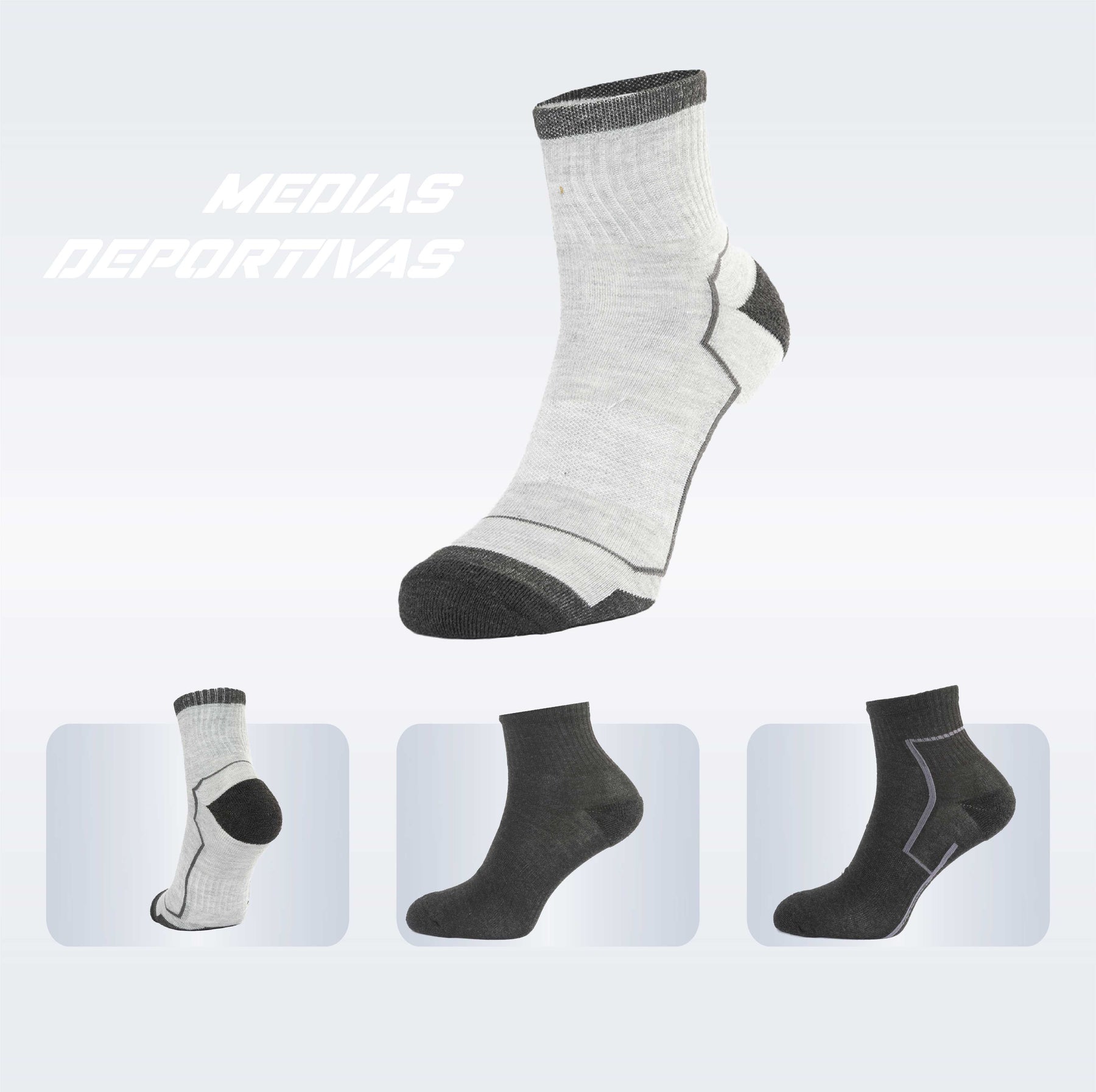 PACK DE 3 MEDIA TOBILLERA