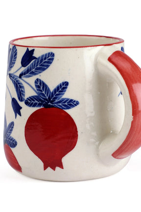 Anaar Coffee Mug- Red, 3.5 X 3 Inches (set Of 2)