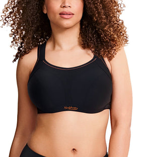 Panache Non Padded Sports Bra Black