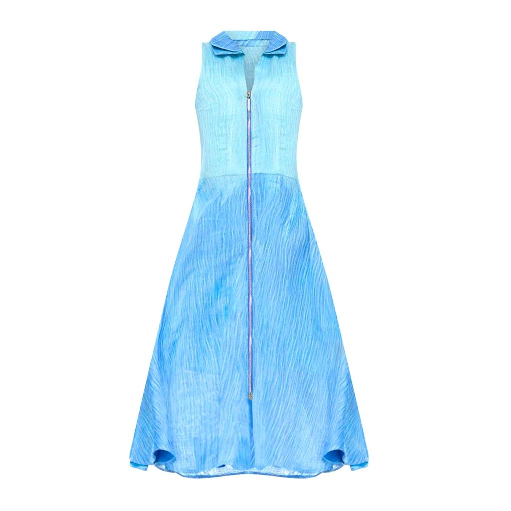 Double Collar Ombre Dress