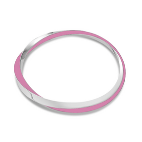 Lilo Color Bangle - Silver