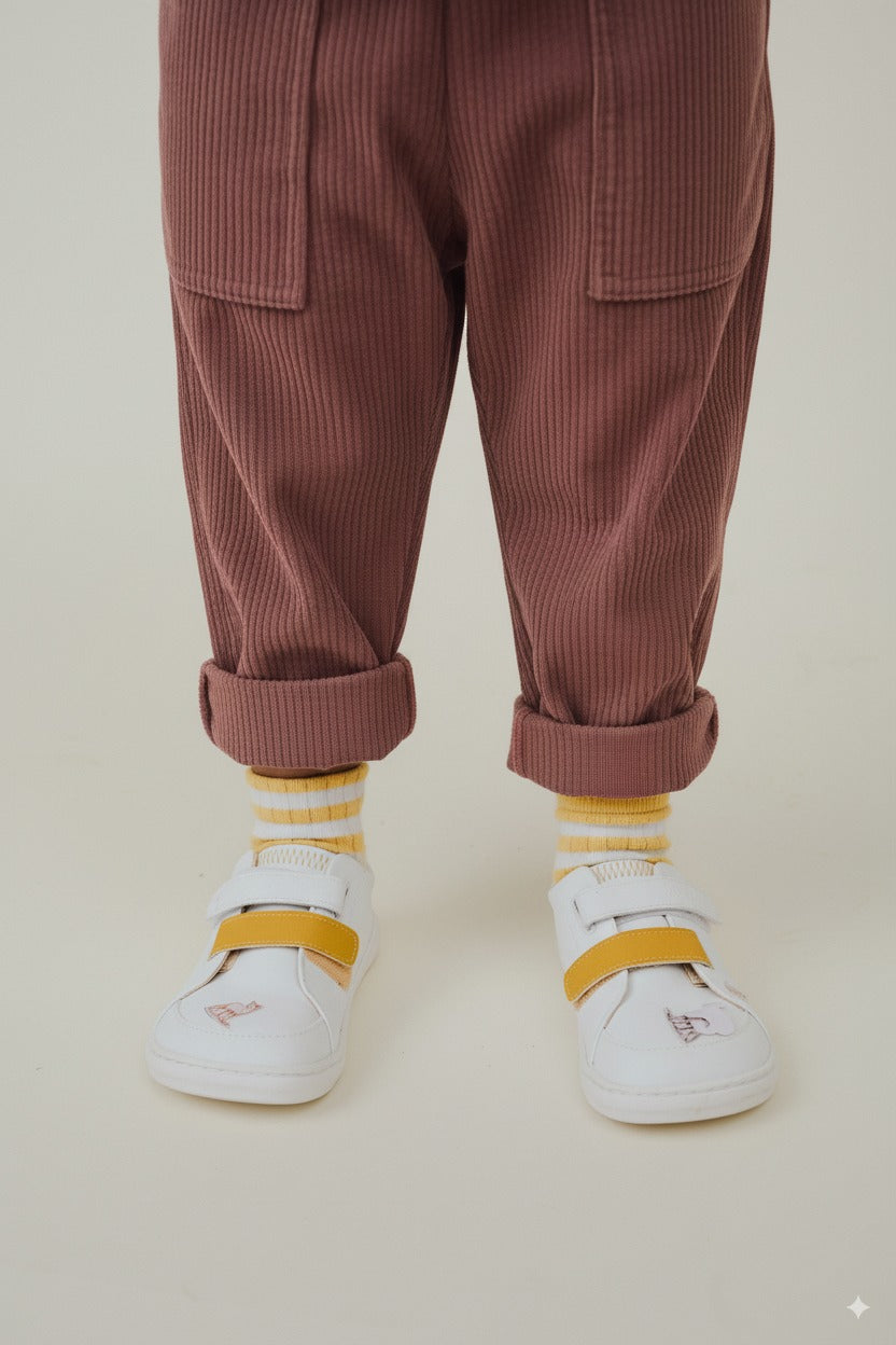 PUMO WHITE / Barefoot Classic Kids' Sneakers