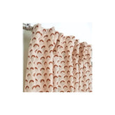 Artistic Block Viscose Colored Linen Curtain - Juju Flower