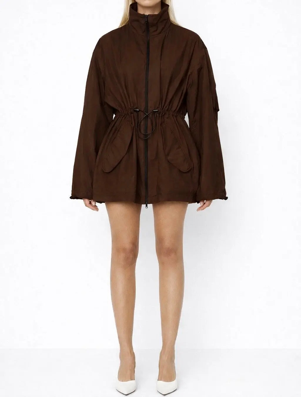 JACKET WAIST DRAWSTRING FIT