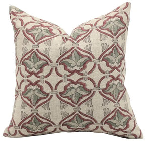 Bohemian Style Pillow Cover Thick Linen Pillow- Hridyavan