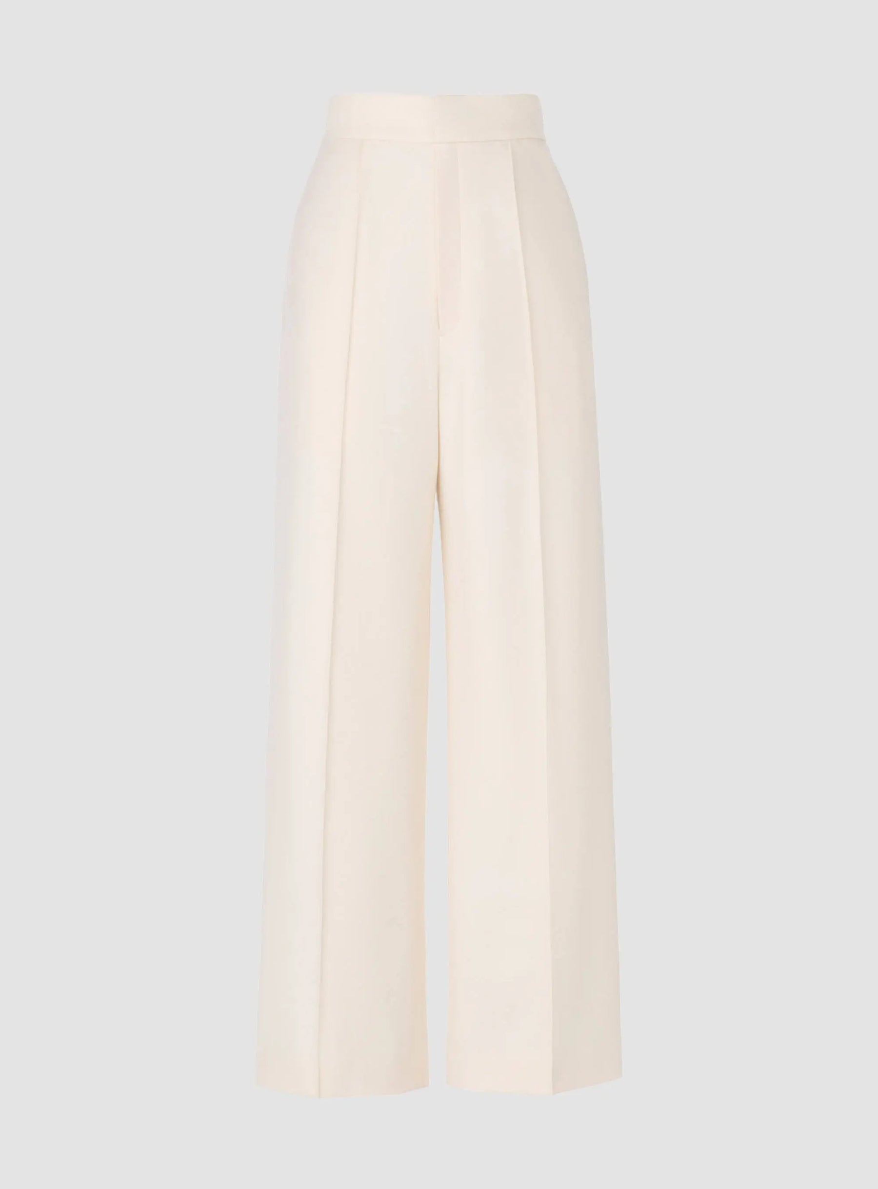 Wide Leg Pants with Elastic Waistband