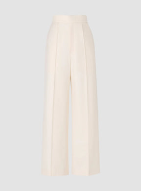Wide Leg Pants with Elastic Waistband