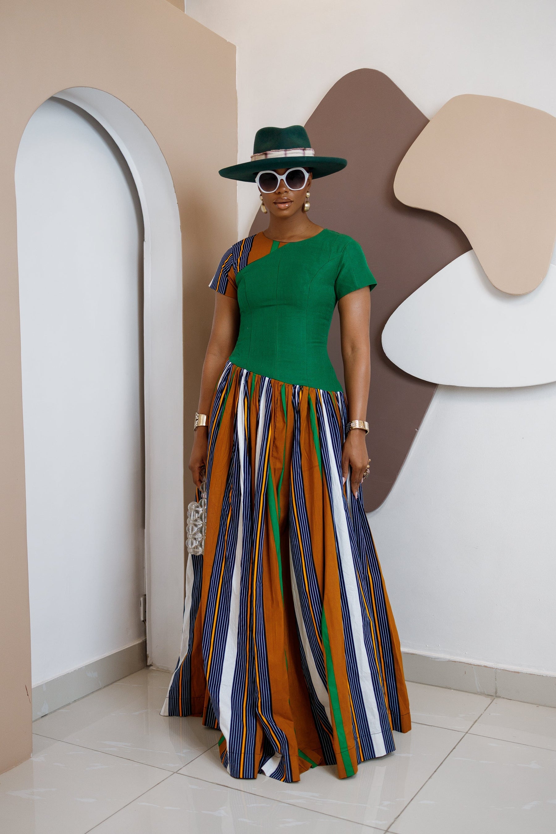 Okaaomee African Maxi Dress