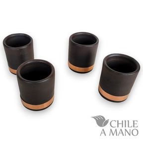 Clay & Copper Tumblers — Handcrafted in Chile