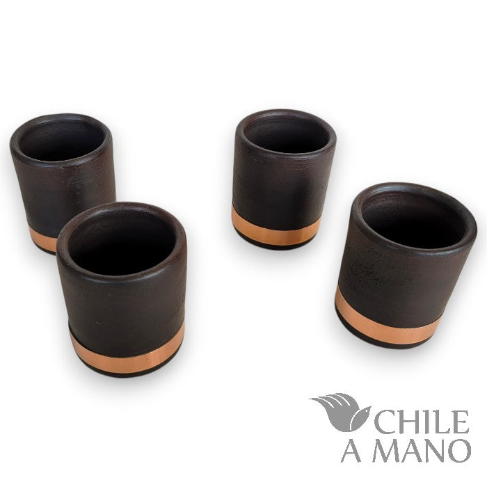 Clay & Copper Tumblers — Handcrafted in Chile