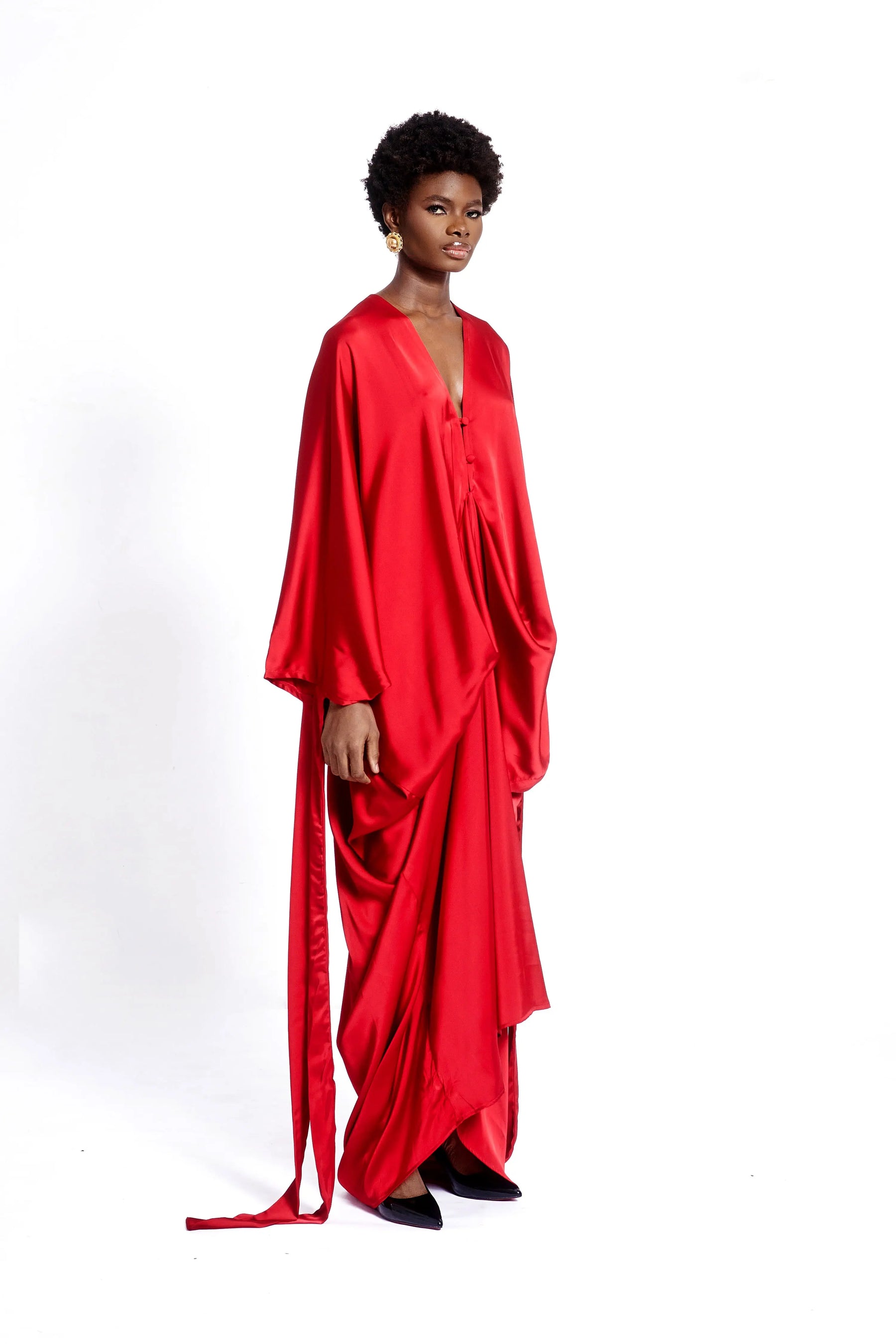 EVE DRAPED DRESS -