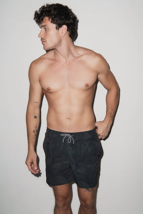 Tulum Volley Swim Trunk Dark Olive