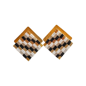 MINIMALIST DECONSTRUCTED KNOT EARRING