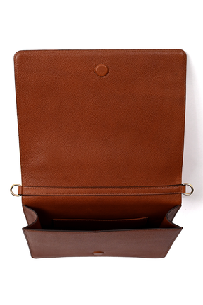Artepara Spring Signature Hand-Embroidered Leather Clutch