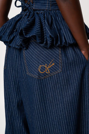 Denim Pinstripe AMARA Pants