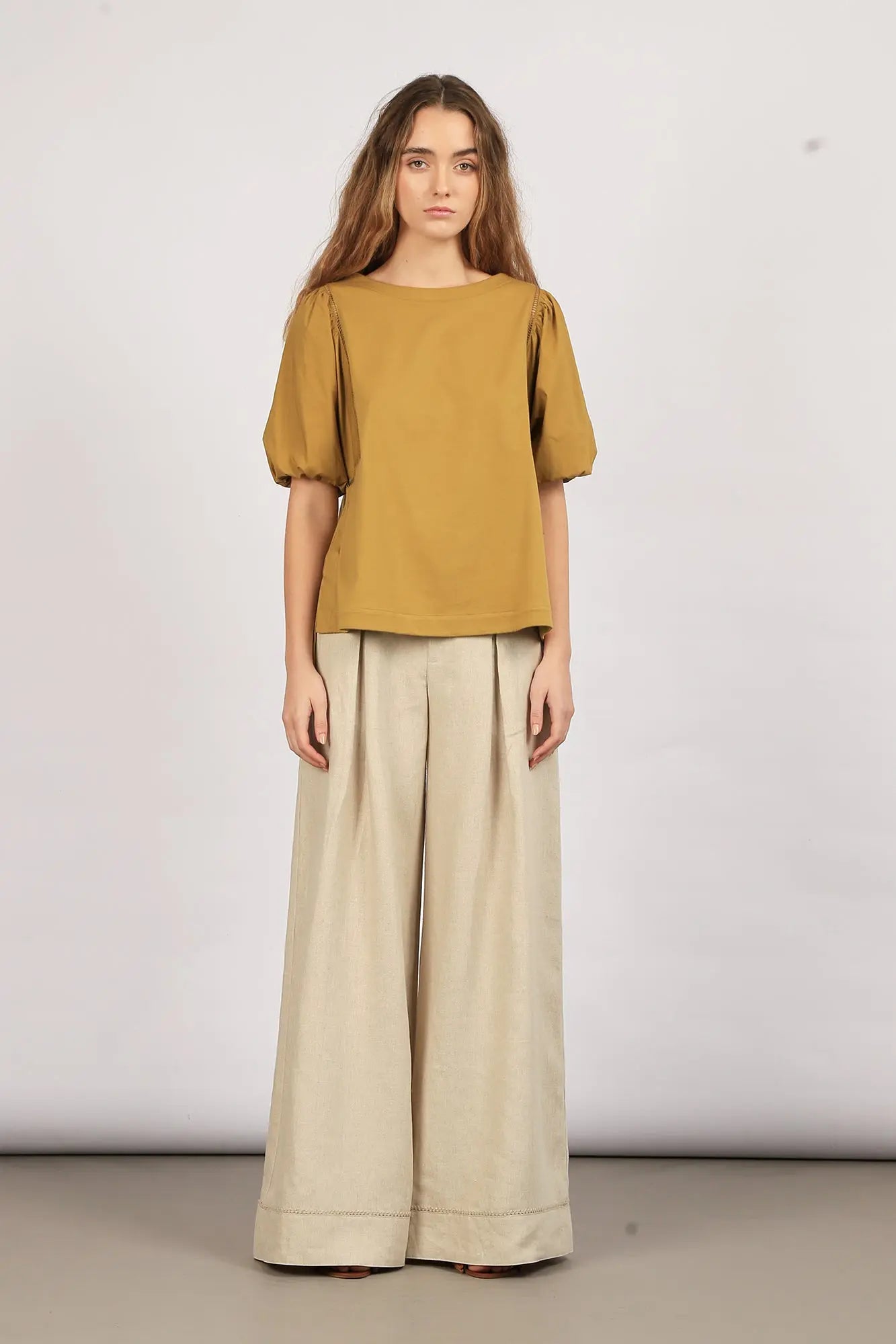 Jamie 3/4 Sleeve Cotton Top