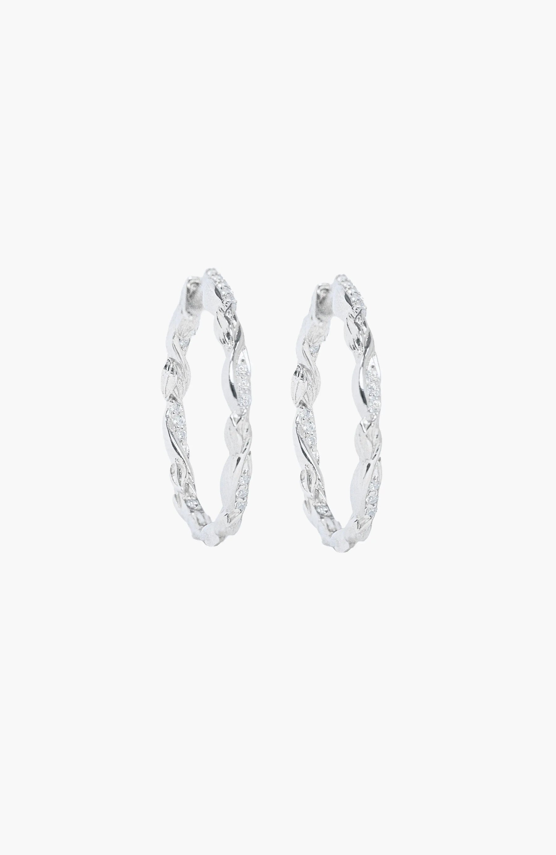 Sacred Vine Hoop Earring