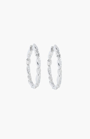 Sacred Vine Hoop Earring
