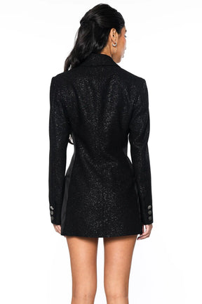 Tuxedo Corset Blazer Dress