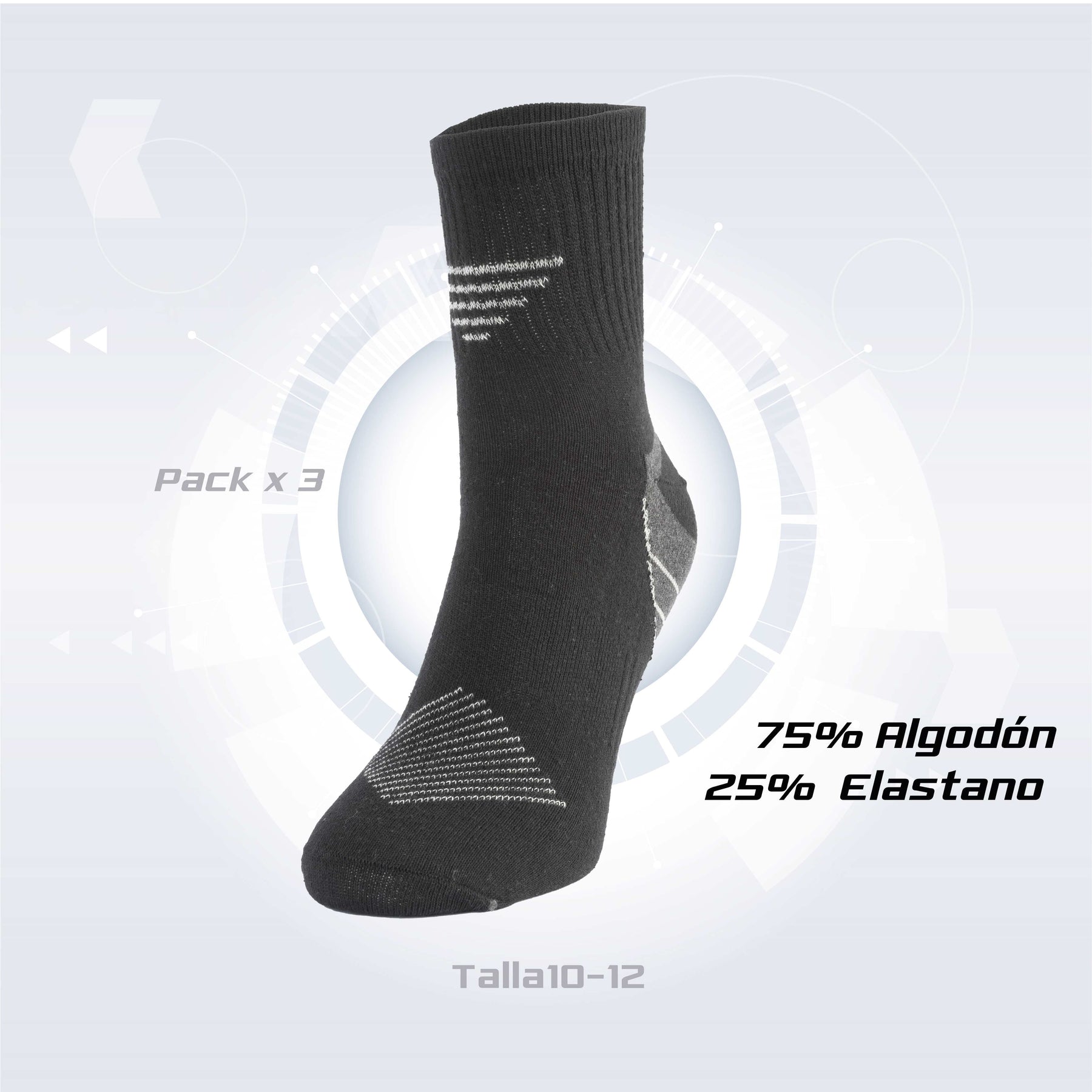 PACK DE 3 MEDIAS TENNIS