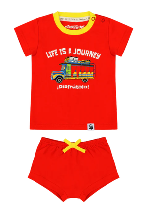 Mixed Up Clothing Suave Baby Tee and Bloomer Shorts Set - Chiva