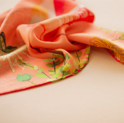spoonbill heron handkerchief