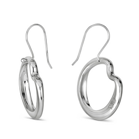 Tufa Drop Earrings - Silver