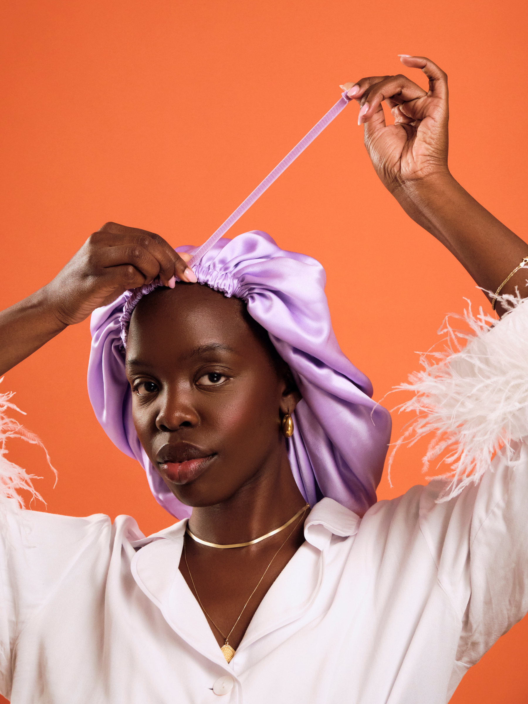 100% Silk Night Bonnet