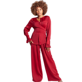 Long Sleeve Wrap Top