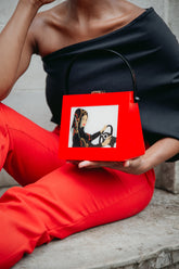 Jamilah Acrylic Top Handle Bag