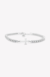 Luminous Cross Tennis Bracelet