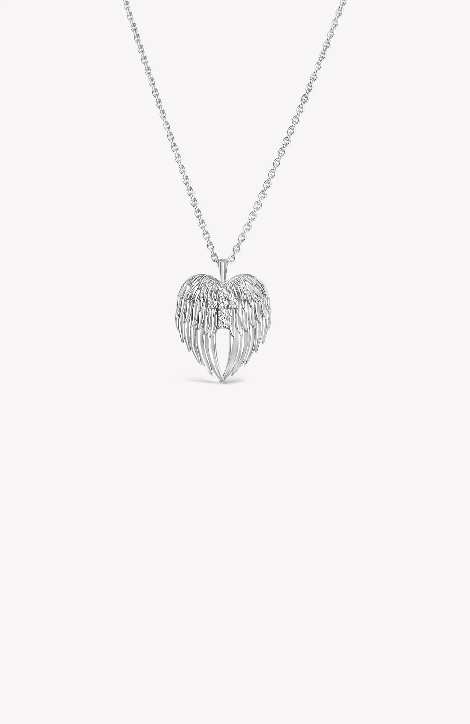 Divine Wings Cross Necklace