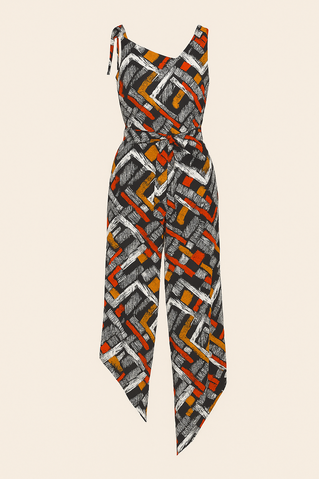 Geometric Elegance Jumpsuit
